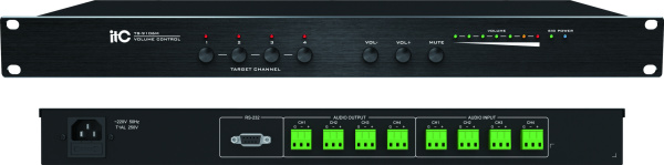 ITC TS-9106M Регулятор громкости 4 канала фото